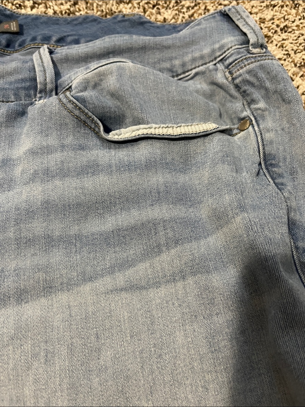 torrid Light Blue Denim Shorts - Picture 4 of 10
